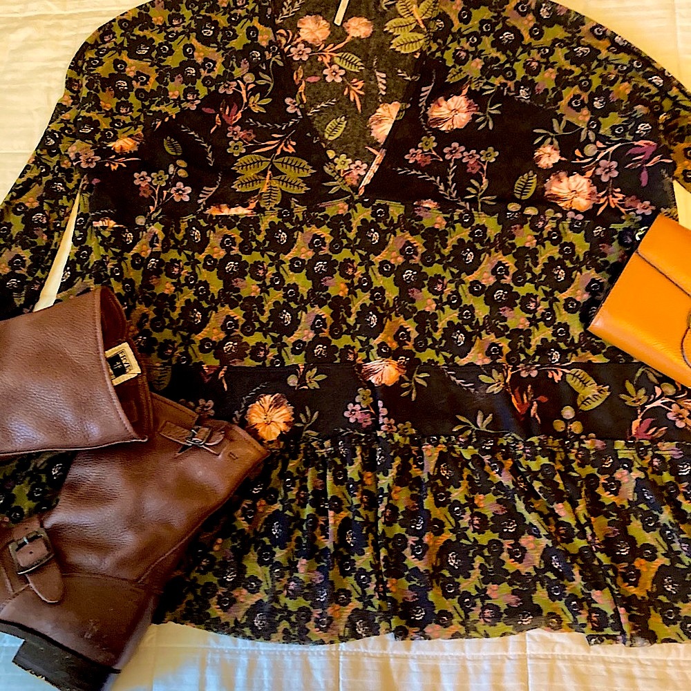 Free People three-tiered blouse